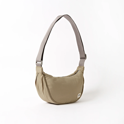 Farringdon Half Moon Bag in Taupe