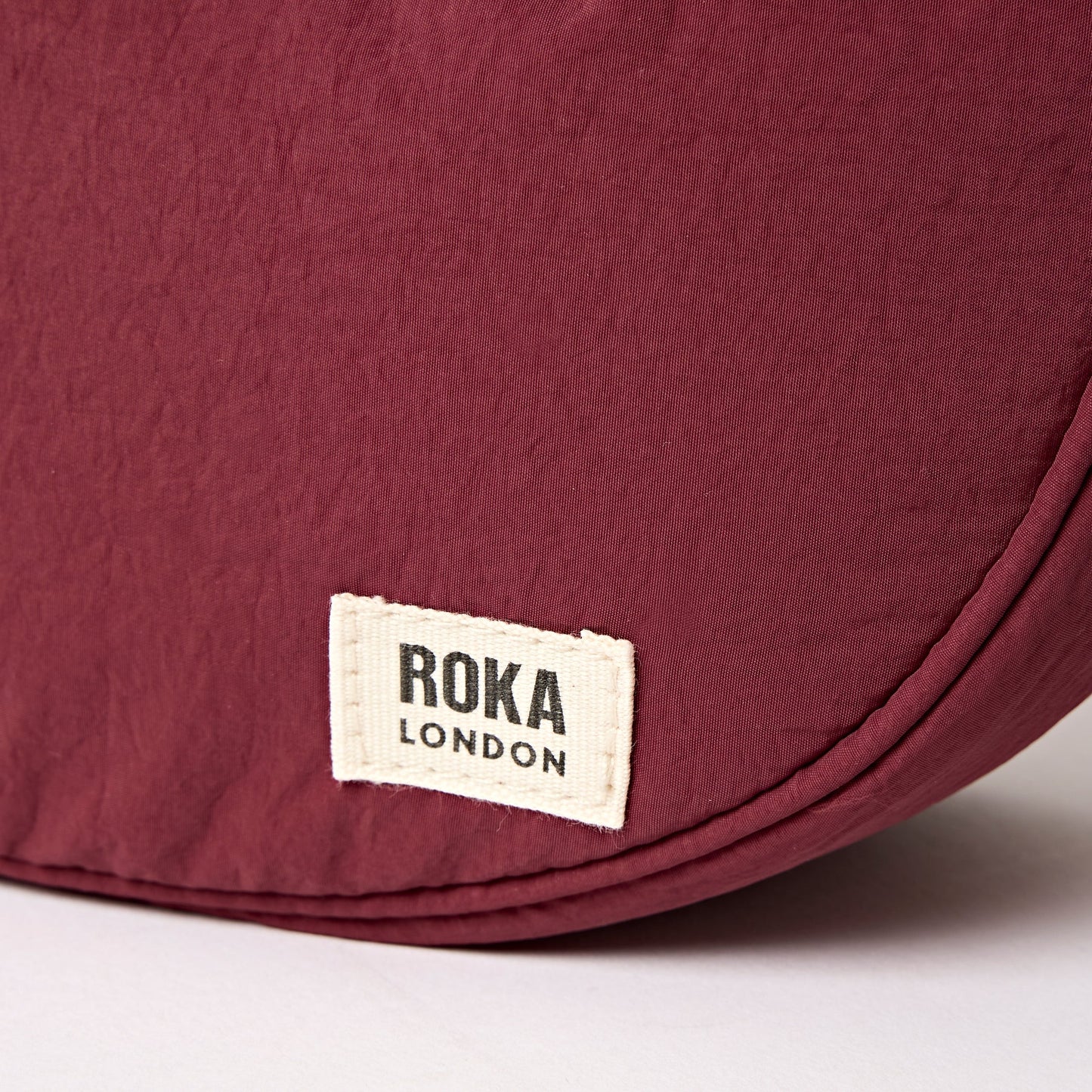 Farringdon Half Moon Bag in Bordeaux