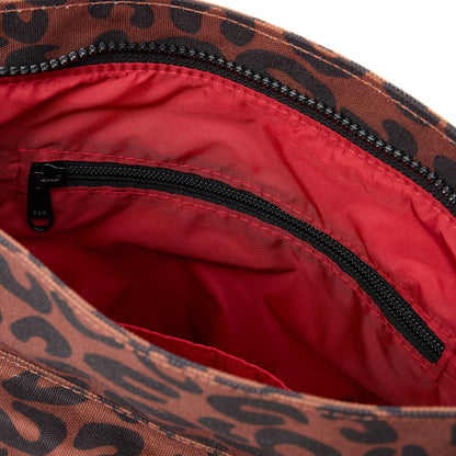 Kennington Crossbody Medium in Scarlet Leopard