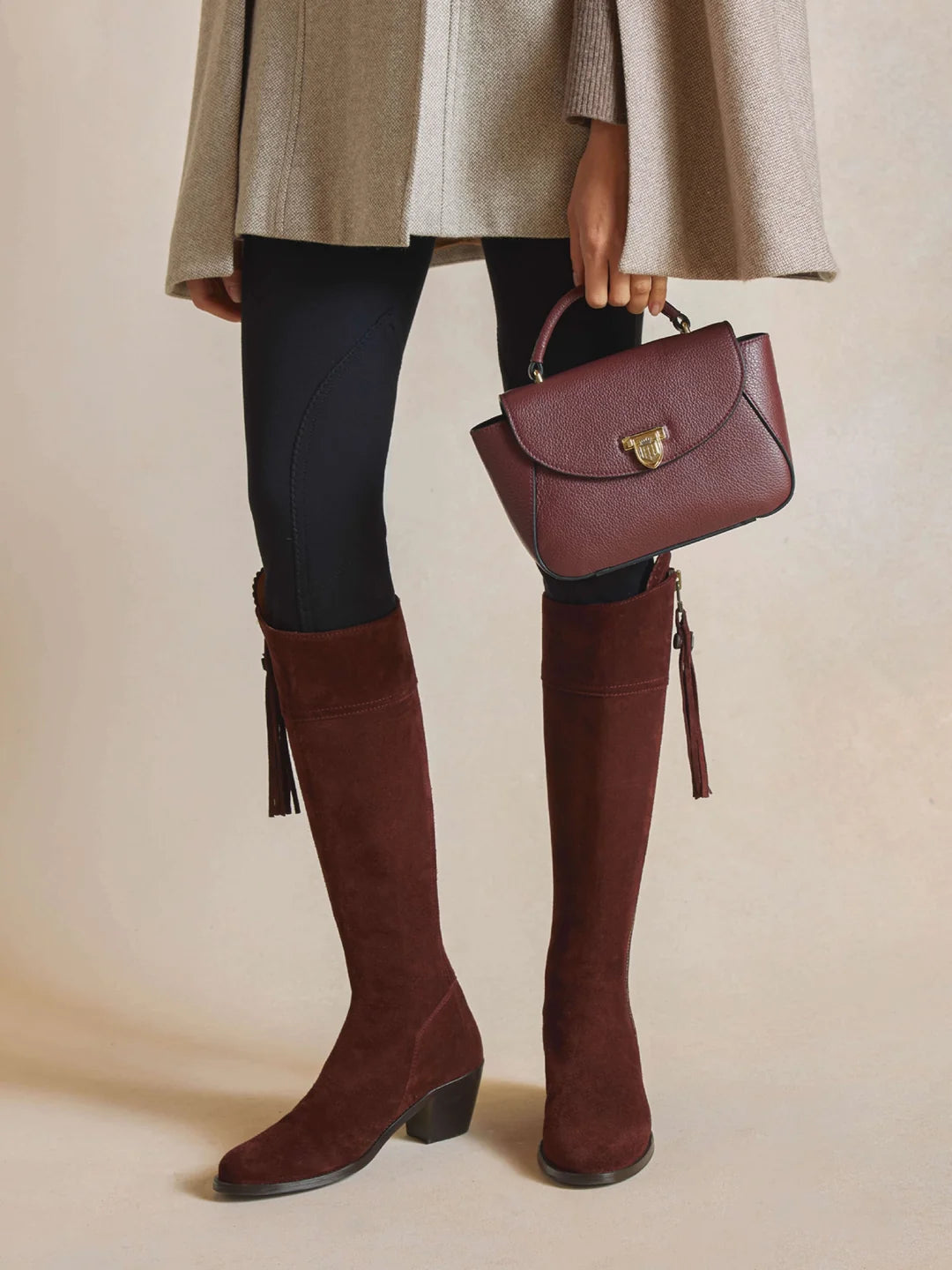 Mini Blenheim Handbag Leather - Port