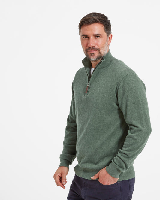 Porthmeor Pima Cotton 1/4 Zip