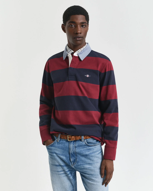 Striped Chambray Heavy Rugger