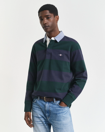 Striped Chambray Heavy Rugger