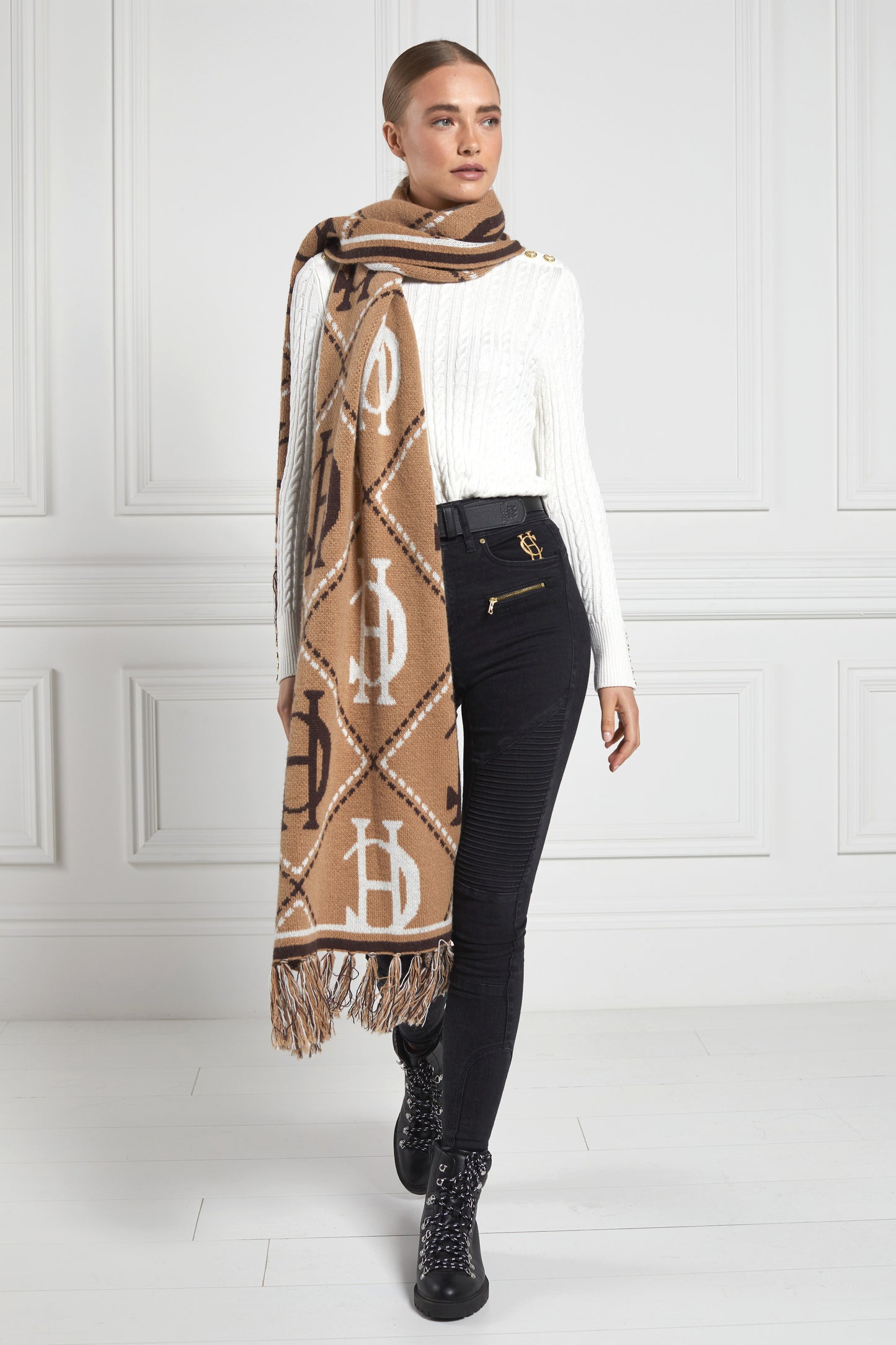 Monogram Scarf