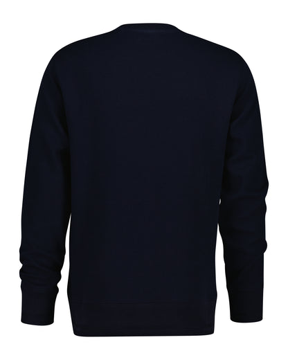 Texture Herringbone Rib C-Neck Sweatshirt