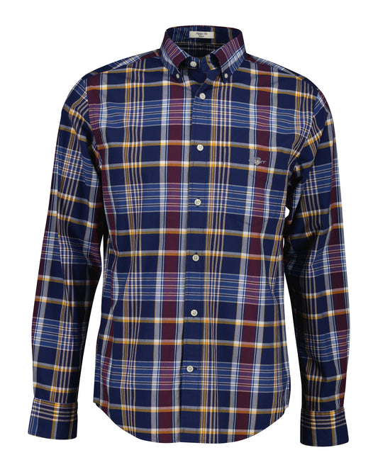 Regular Fit Classic Poplin Check Shirt