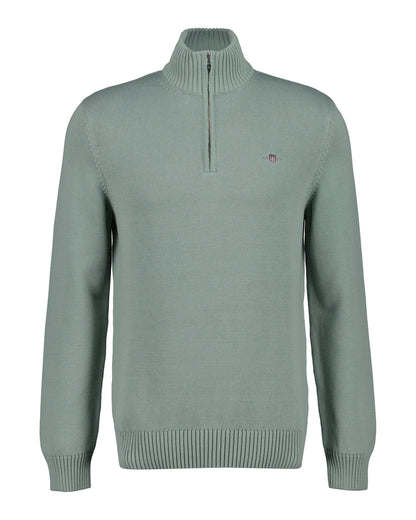 Casual Cotton Half-Zip Sweater