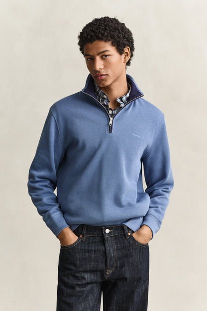 SACKER RIB HALF ZIP sweatshirt