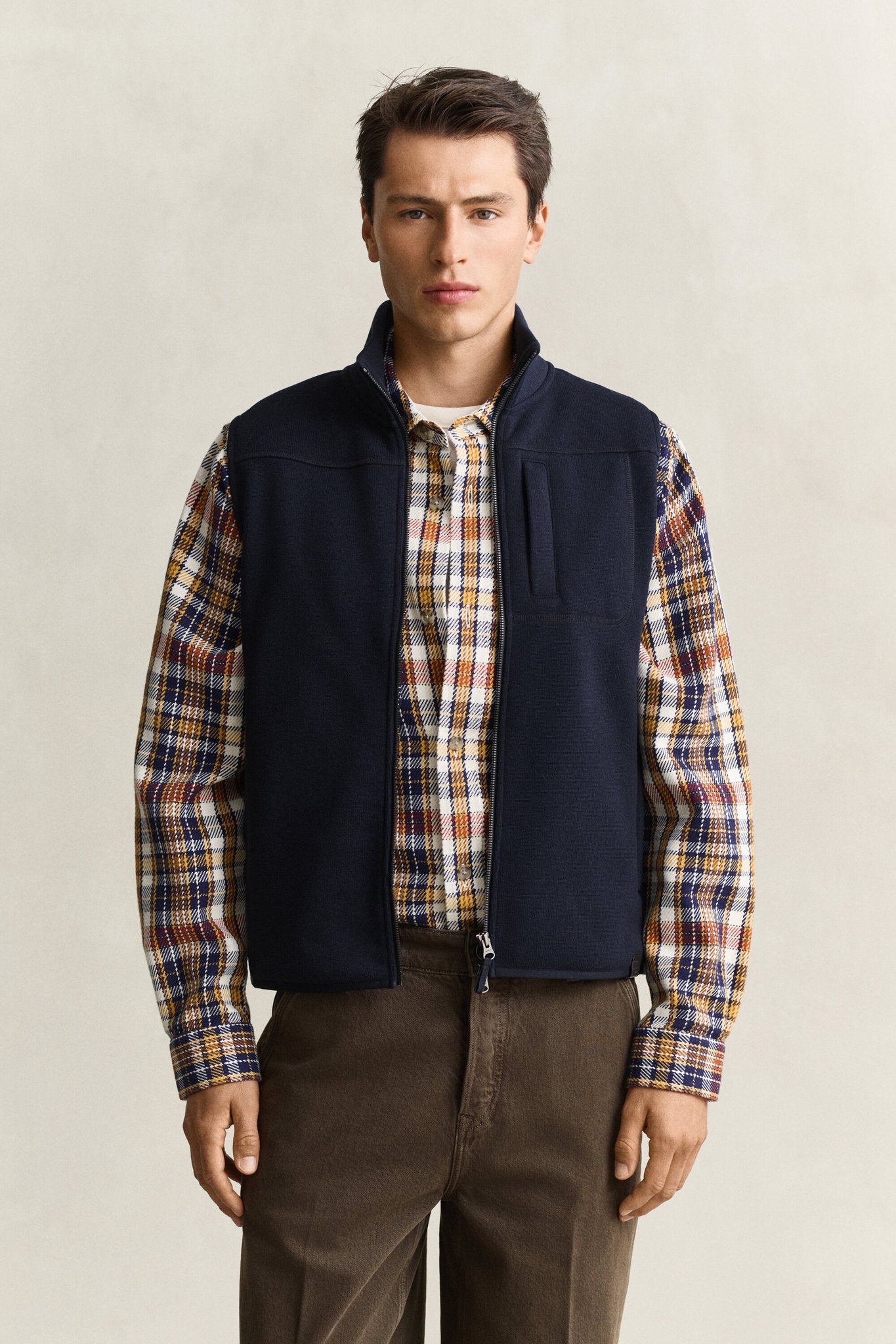 ZIPPED FLEECE VEST