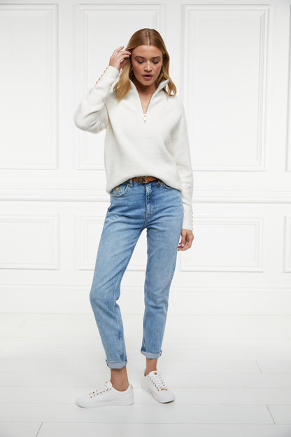 Tori Quarter Zip Knit