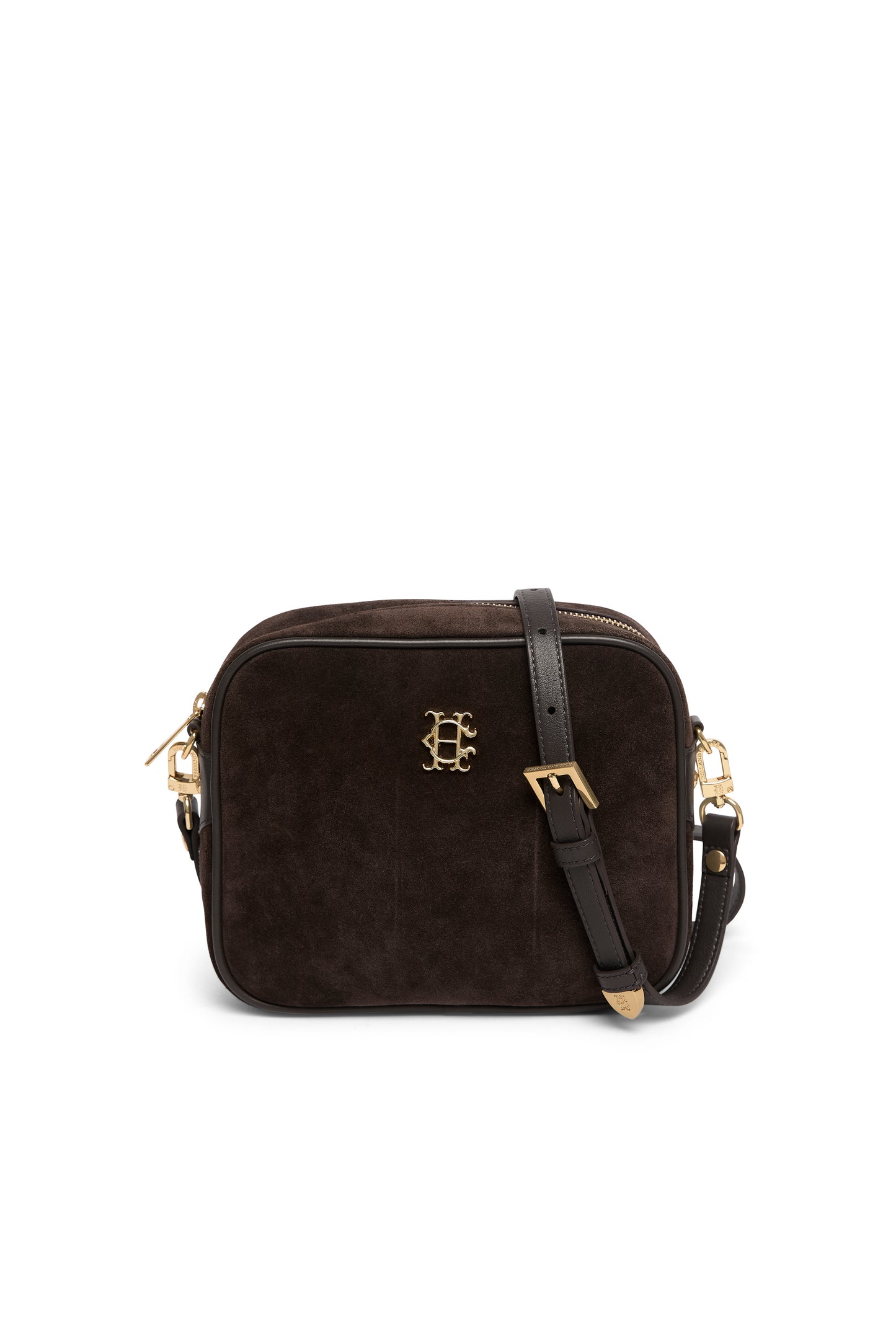 Country Camera Bag - Chocolate Suede
