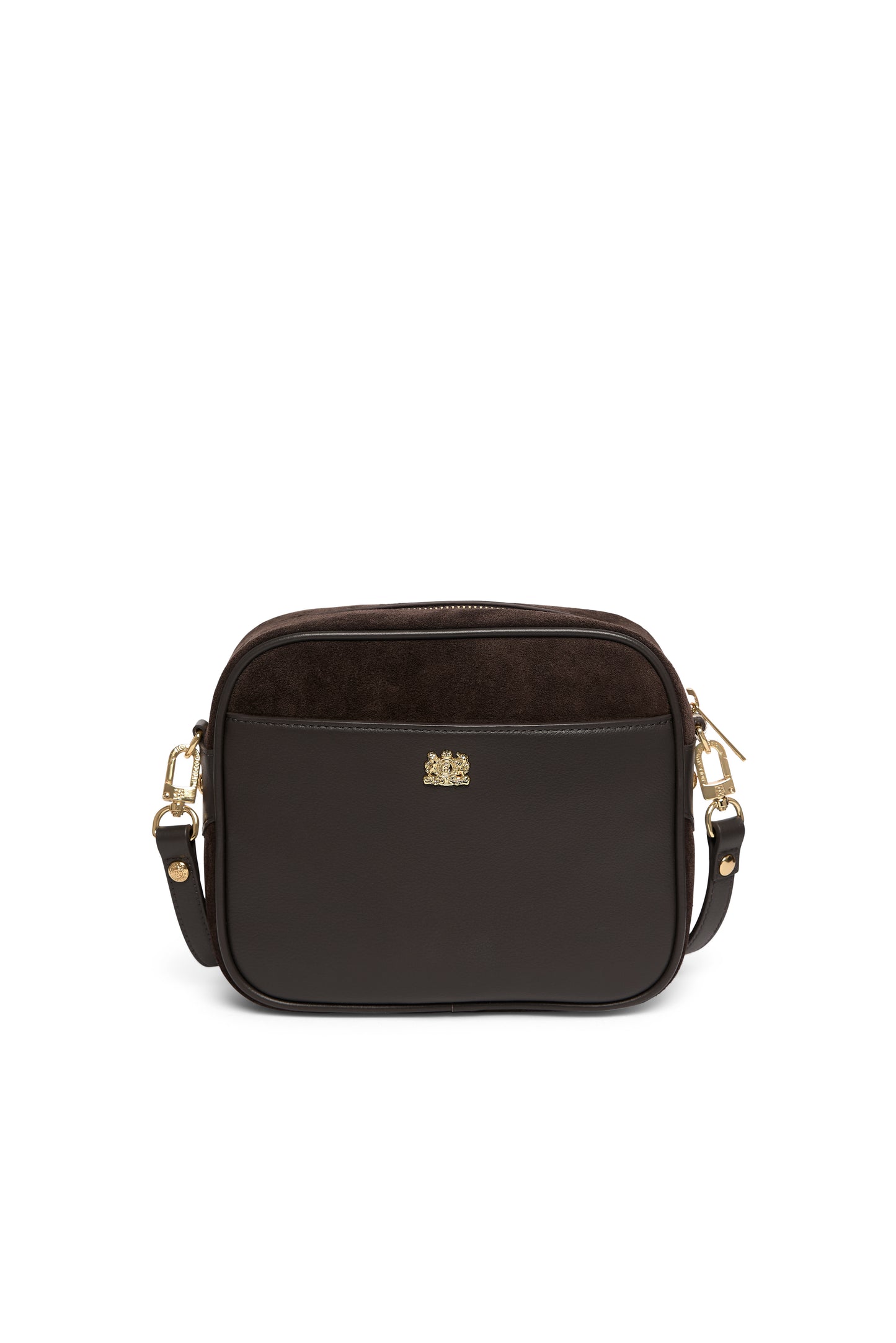 Country Camera Bag - Chocolate Suede