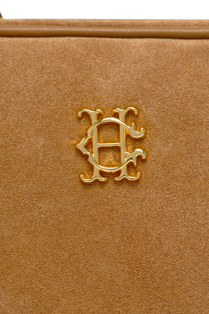 Country Camera Bag - Tan Suede