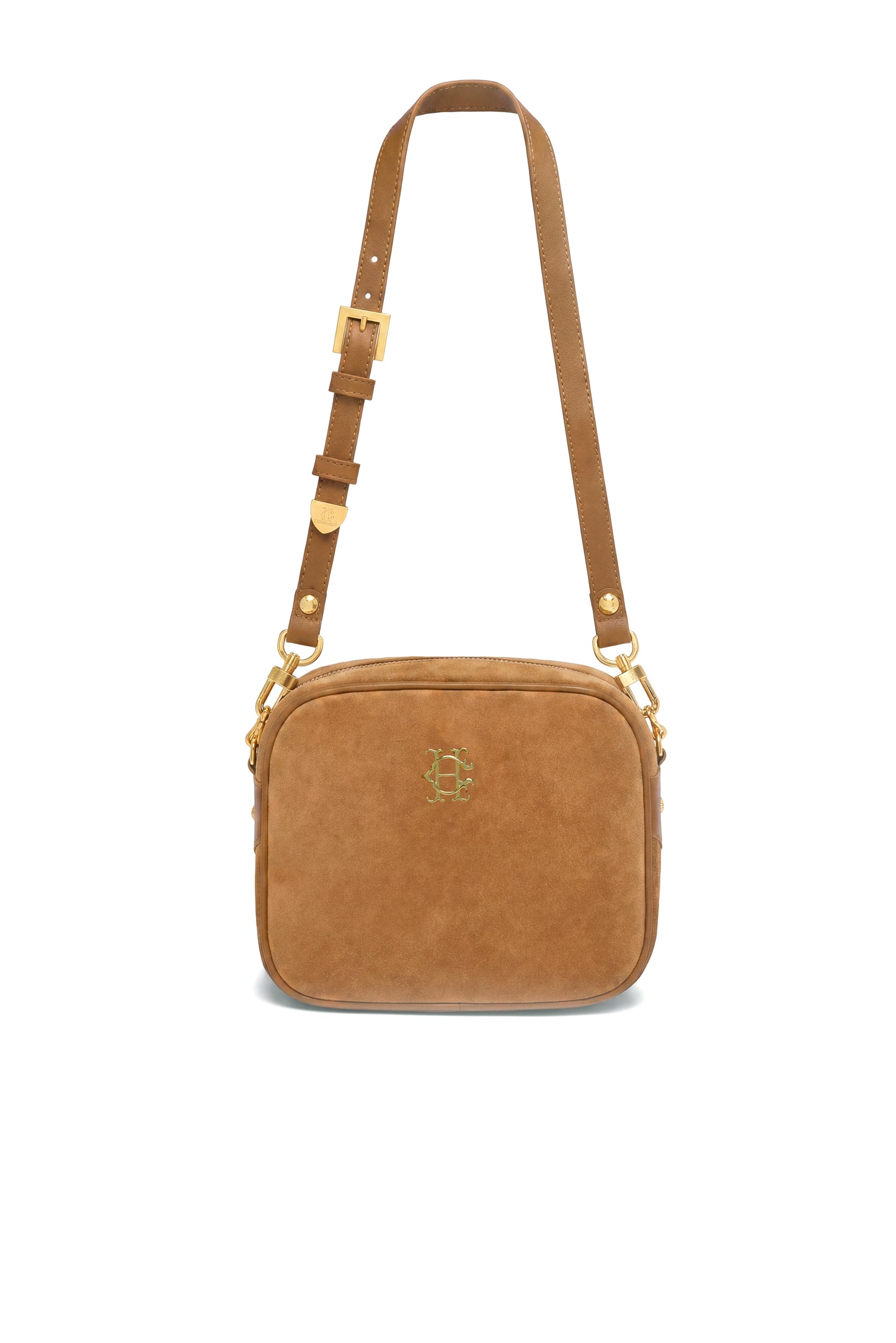 Country Camera Bag - Tan Suede