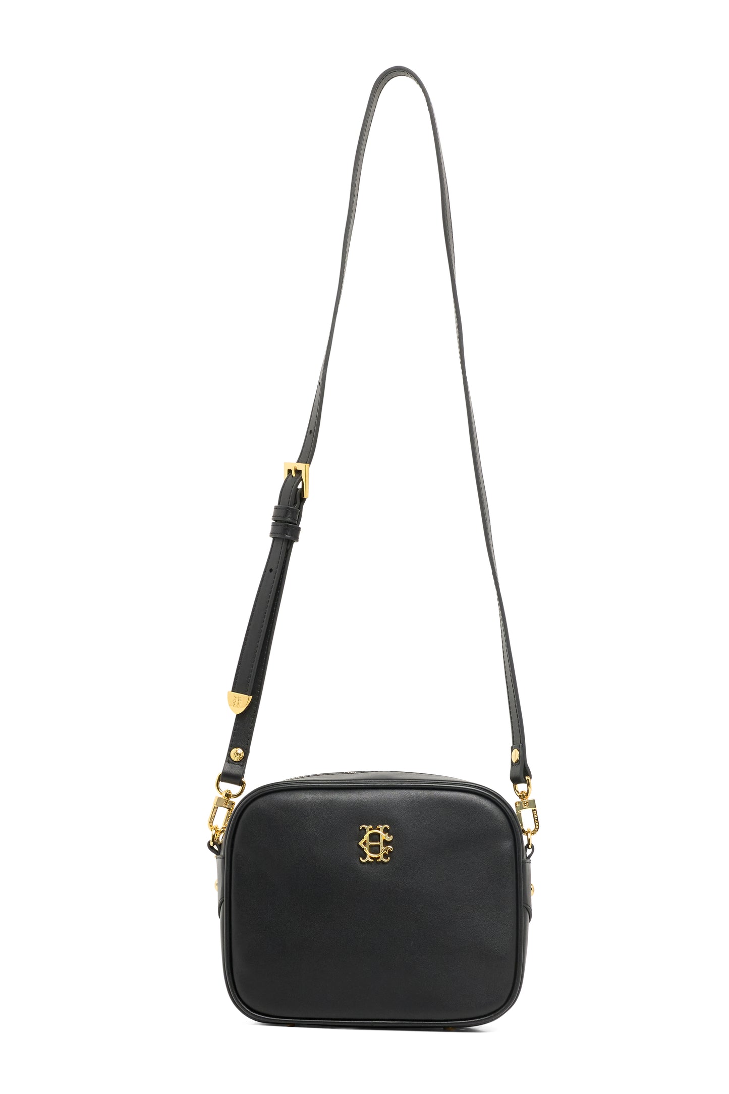 Country Camera Bag - Black Leather