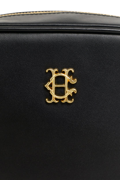 Country Camera Bag - Black Leather