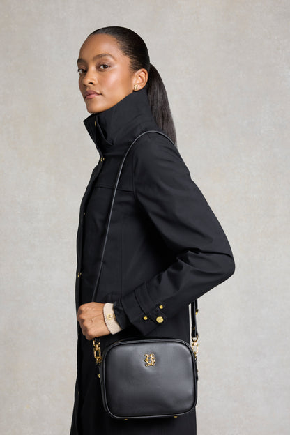Country Camera Bag - Black Leather