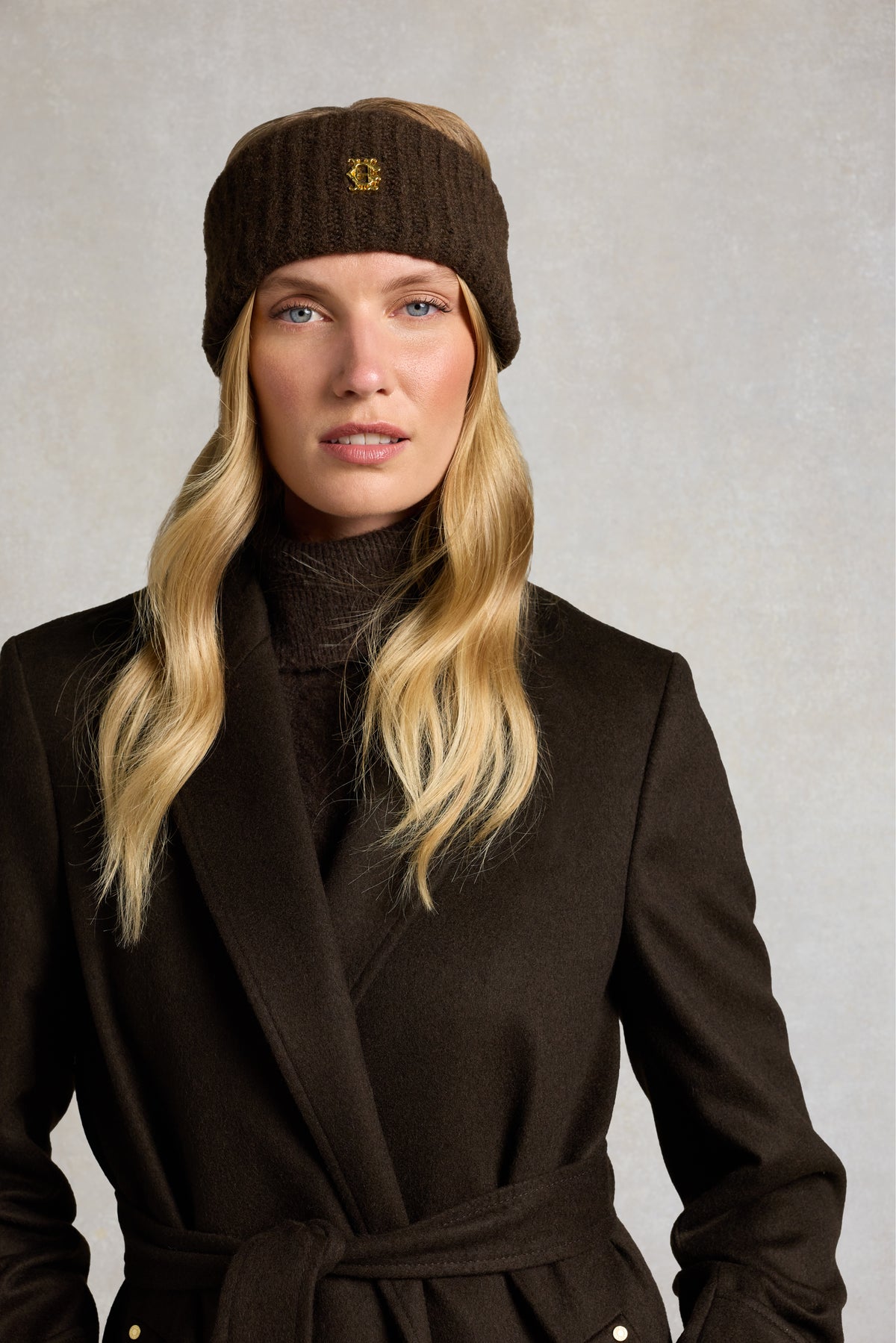 Knitted Headband - Chocolate