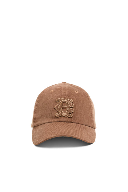 Corduroy Heraldic Cap - Latte