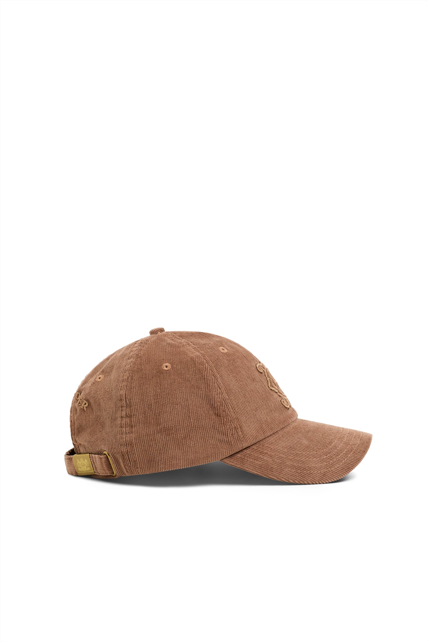 Corduroy Heraldic Cap - Latte