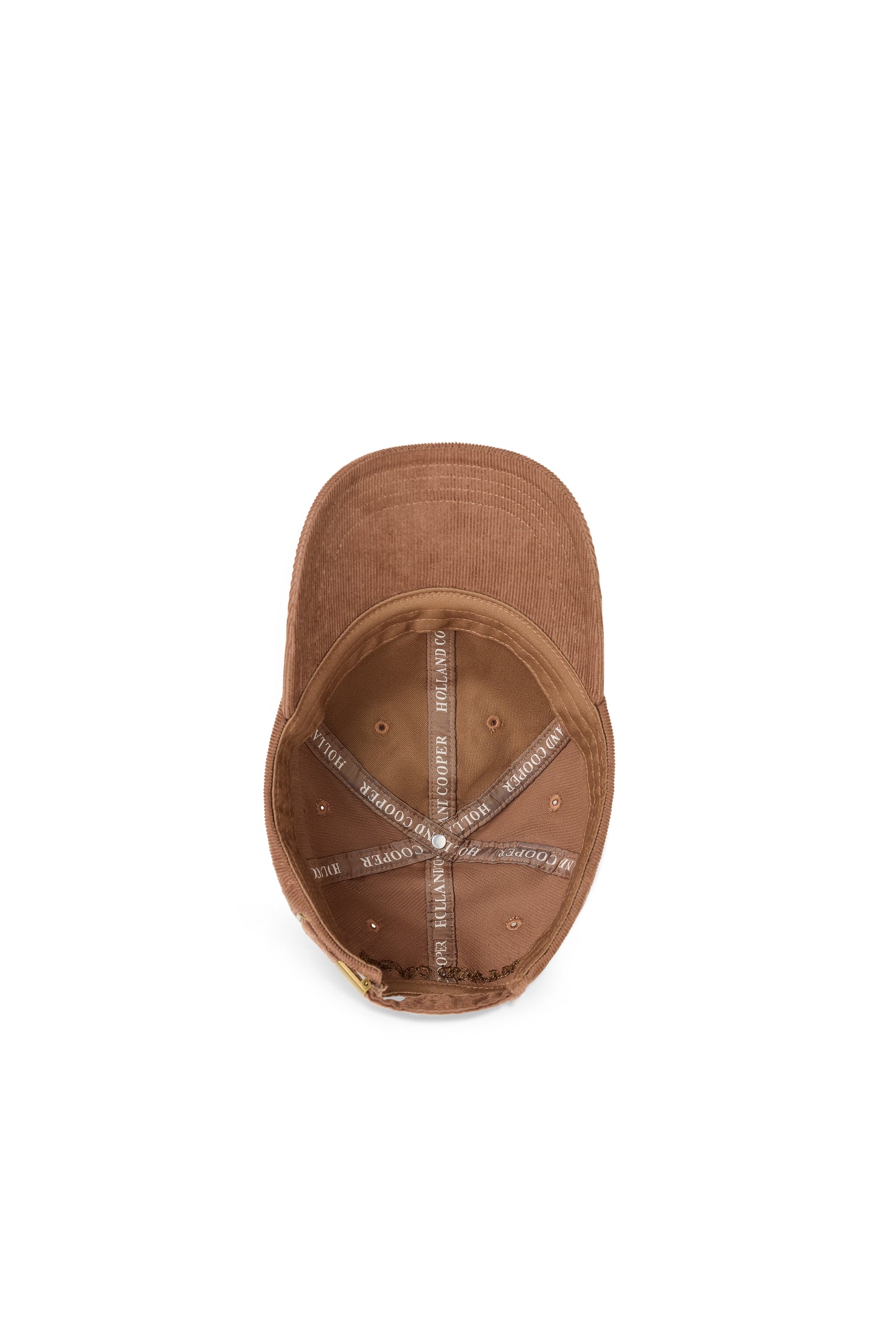 Corduroy Heraldic Cap - Latte