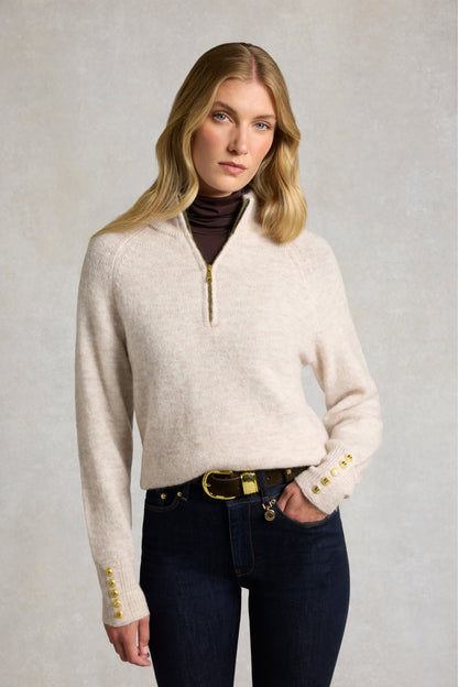 Tori Quarter Zip Knit
