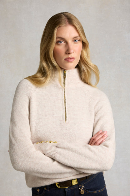 Tori Quarter Zip Knit