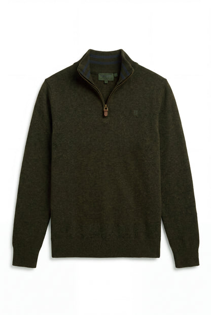 Fine Quarter Zip Knit