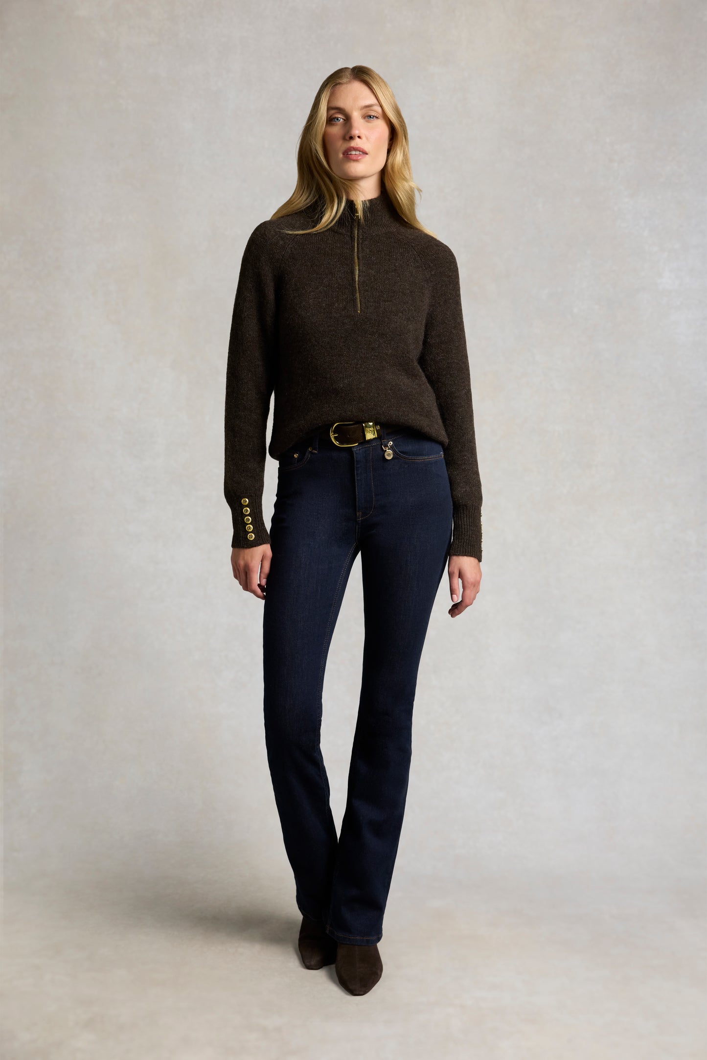 Tori Quarter Zip Knit