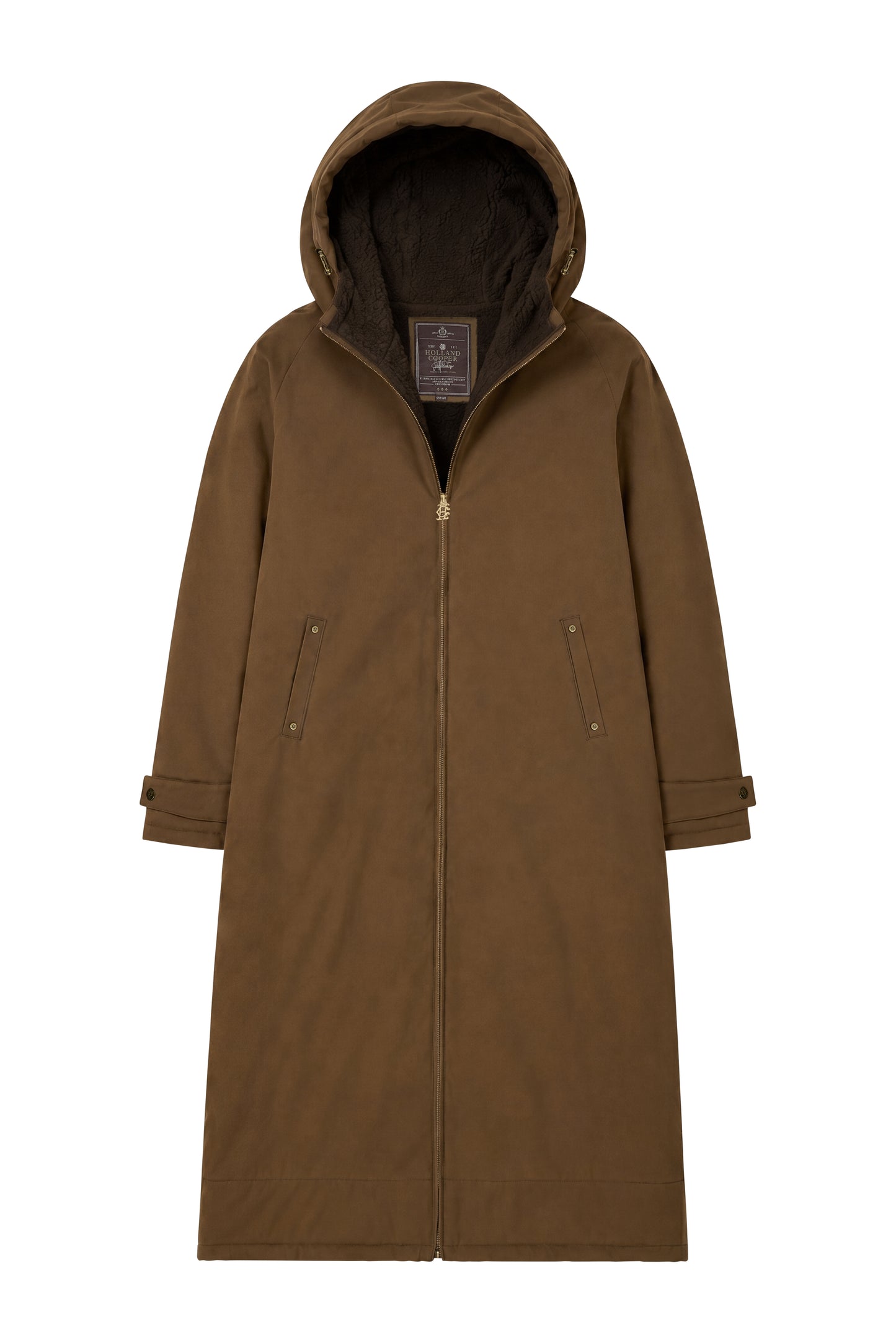 One-Size Waterproof Coat - Chestnut