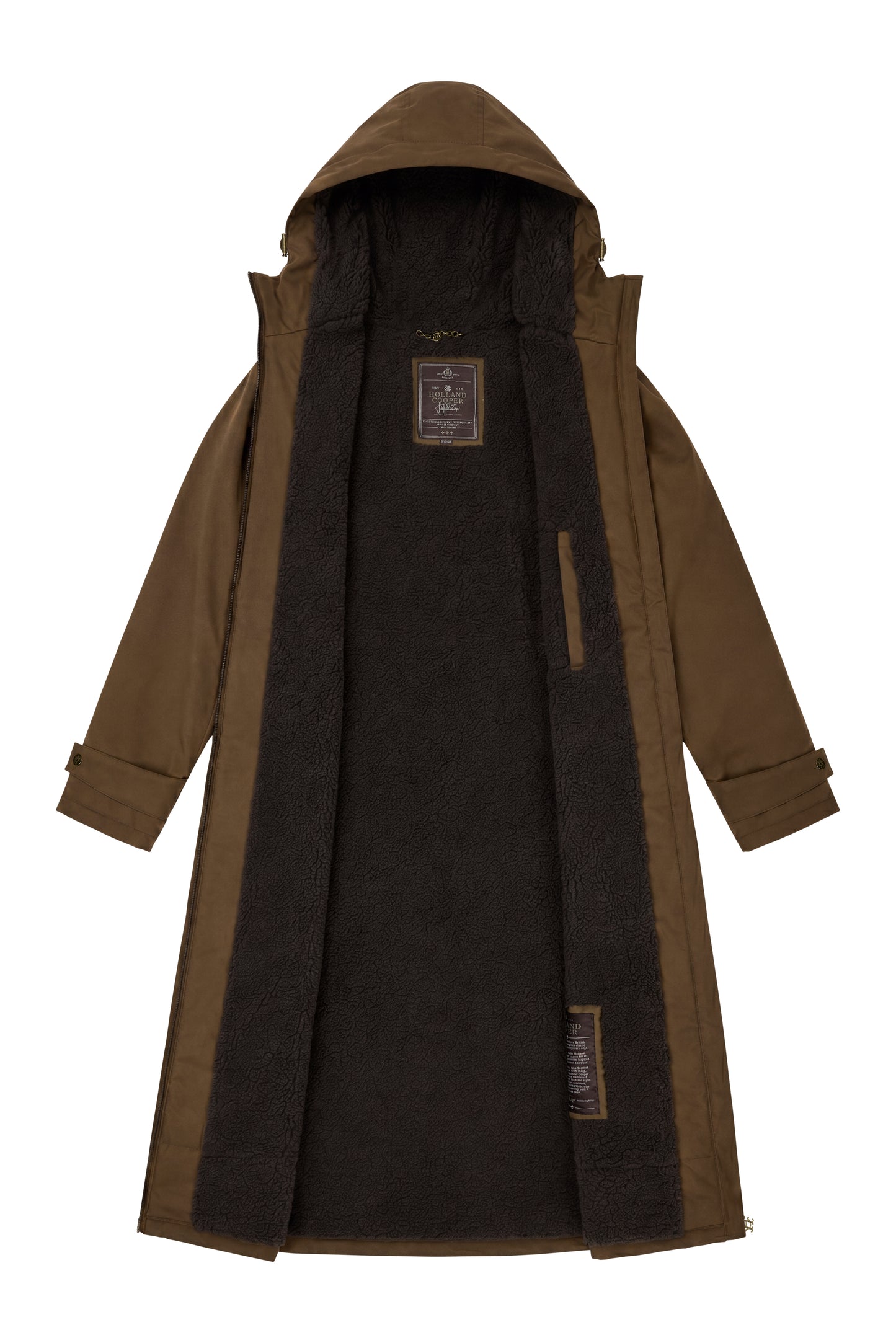 One-Size Waterproof Coat - Chestnut
