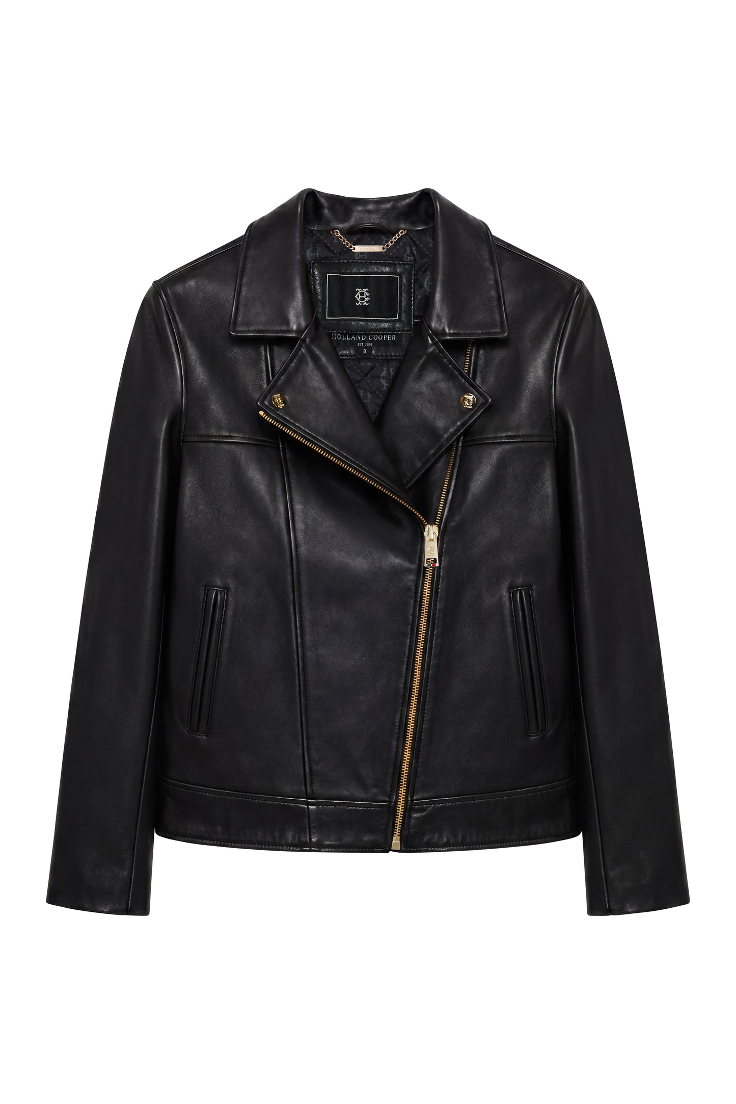 Oversized Leather Biker Jacket