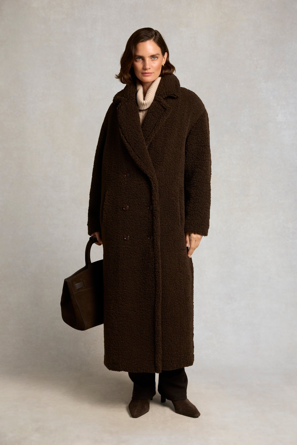Teddy Longline Overcoat