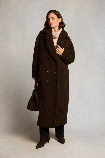 Teddy Longline Overcoat
