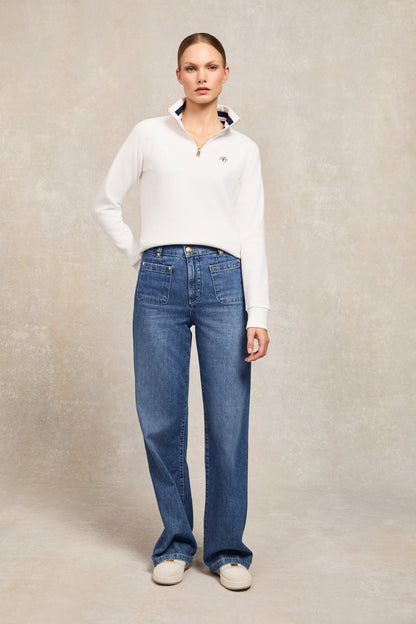 Burford Quarter Zip Neck Sweat