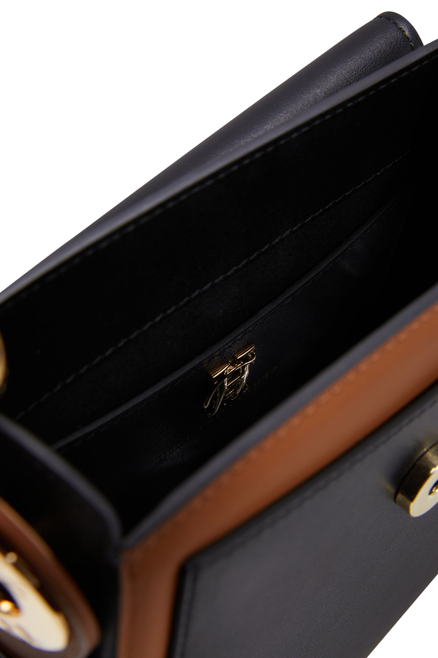 Chelsea Saddle Bag (Black/Tan)
