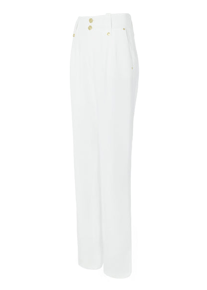 High Waisted Straight Trouser
