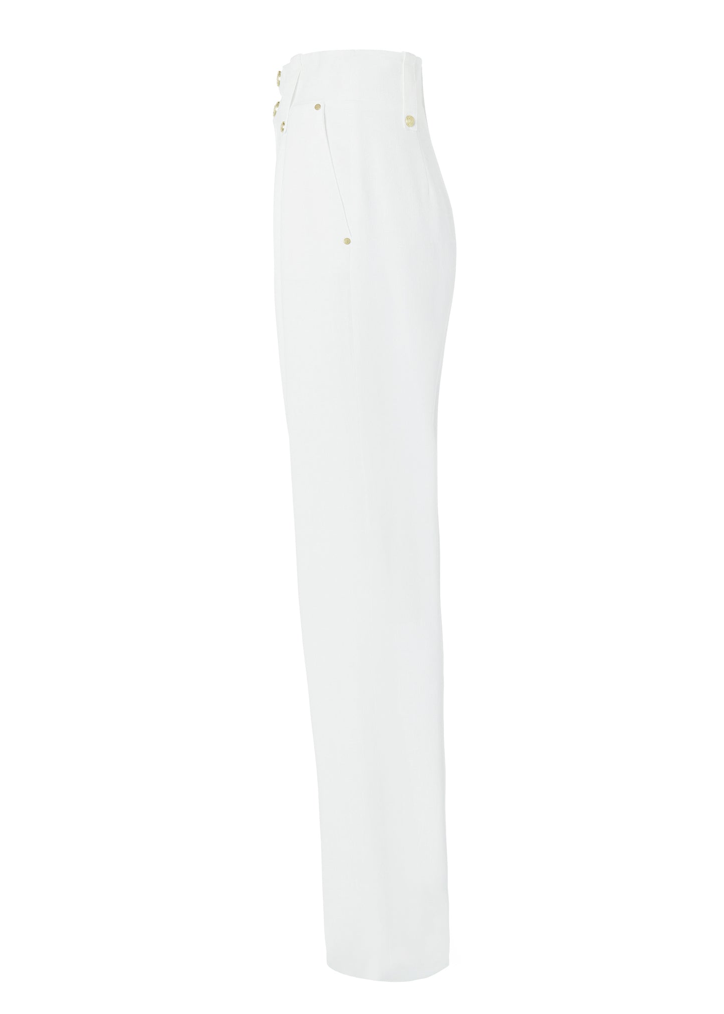 High Waisted Straight Trouser