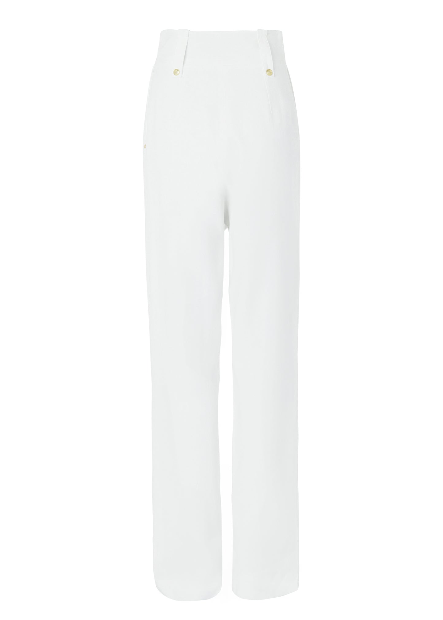 High Waisted Straight Trouser