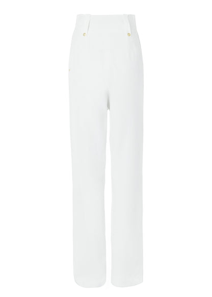 High Waisted Straight Trouser