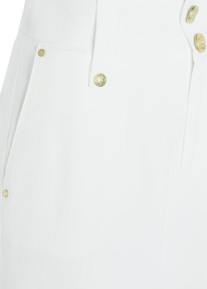 High Waisted Straight Trouser