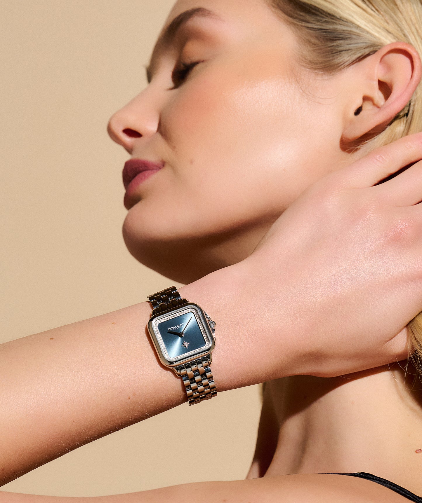 Classic 28mm Grosvenor Blue & Silver Bracelet Watch