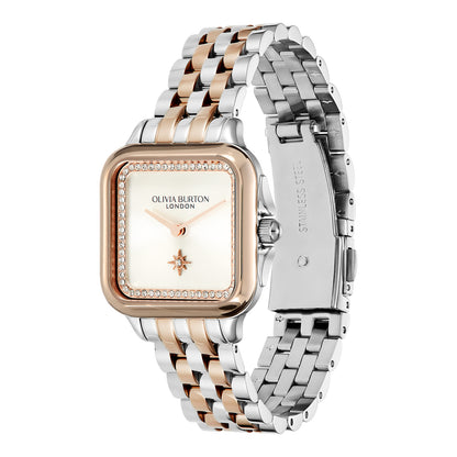 Classic 28mm Grosvenor White & Two Tone Bracelet Watch