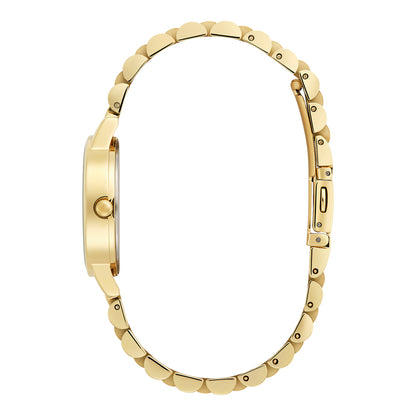 Classic 30mm White & Gold Bracelet Watch