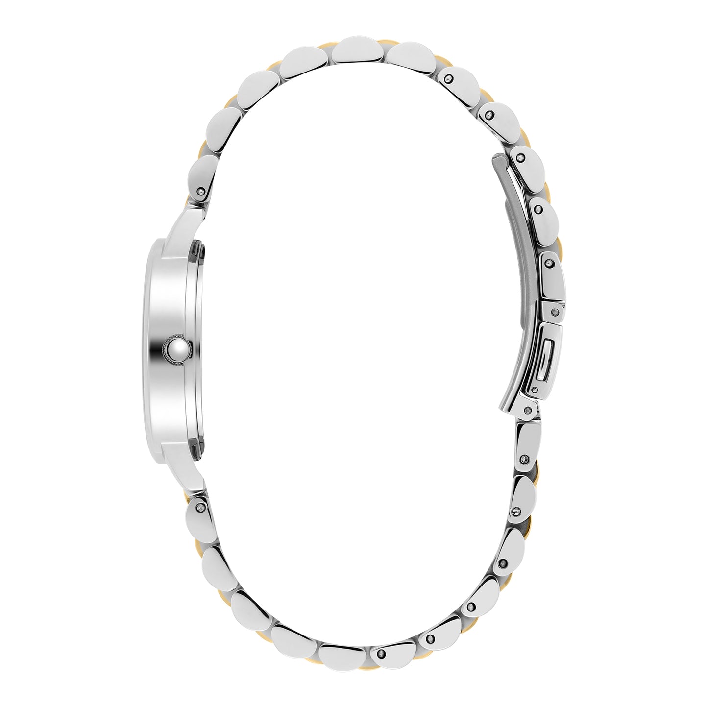 Classic 30mm White & Two Tone Bracelet Watch