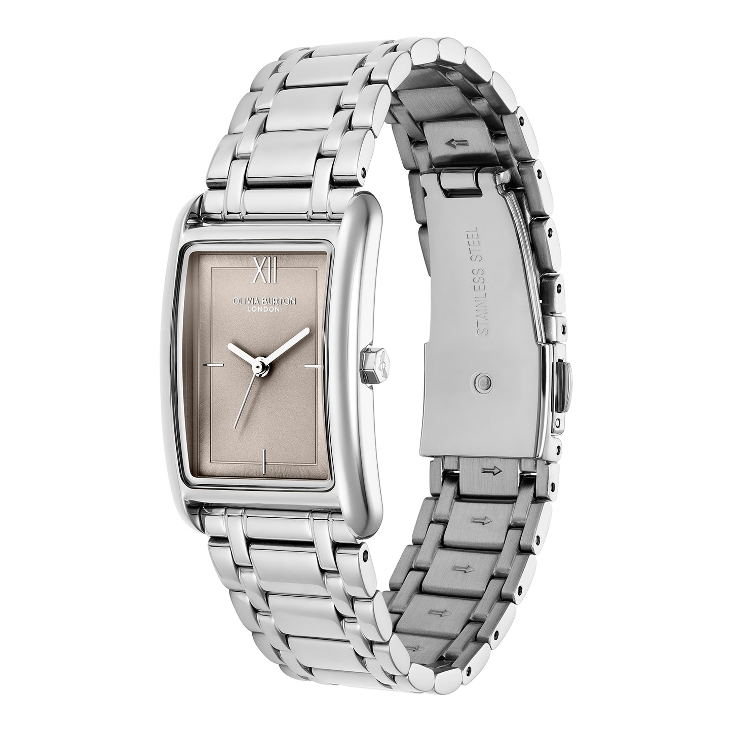 Classic 23mm Grove Dove Grey & Silver Bracelet Watch