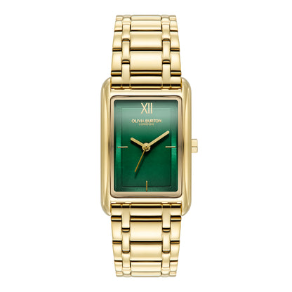 Classic 23mm Grove Forest Green & Gold Bracelet Watch