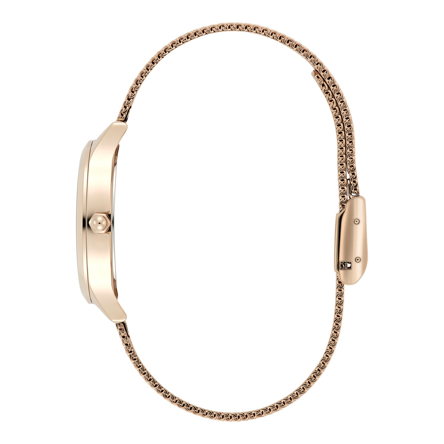 Classic 30mm Wonderlust White & Rose Gold Mesh Watch