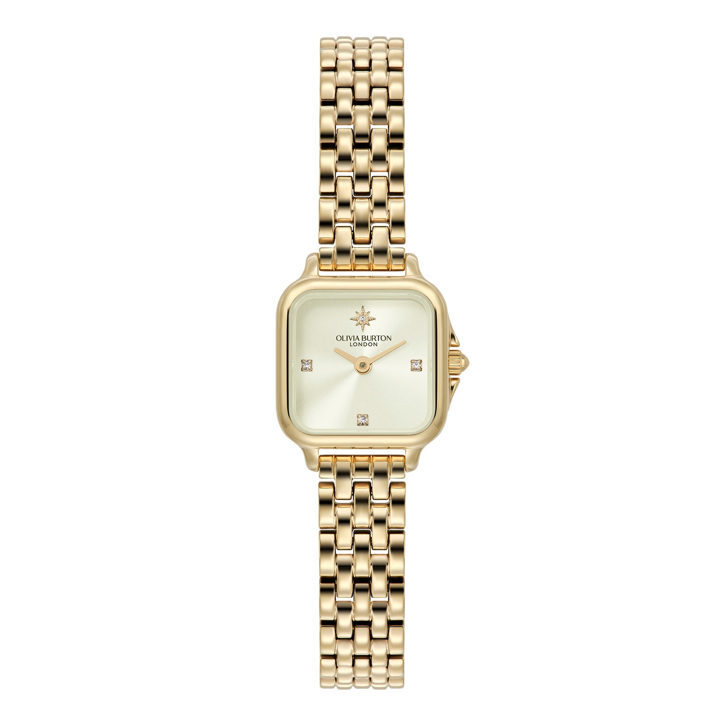 Classic 20mm Mini Grosvenor Ivory & Gold Bracelet Watch