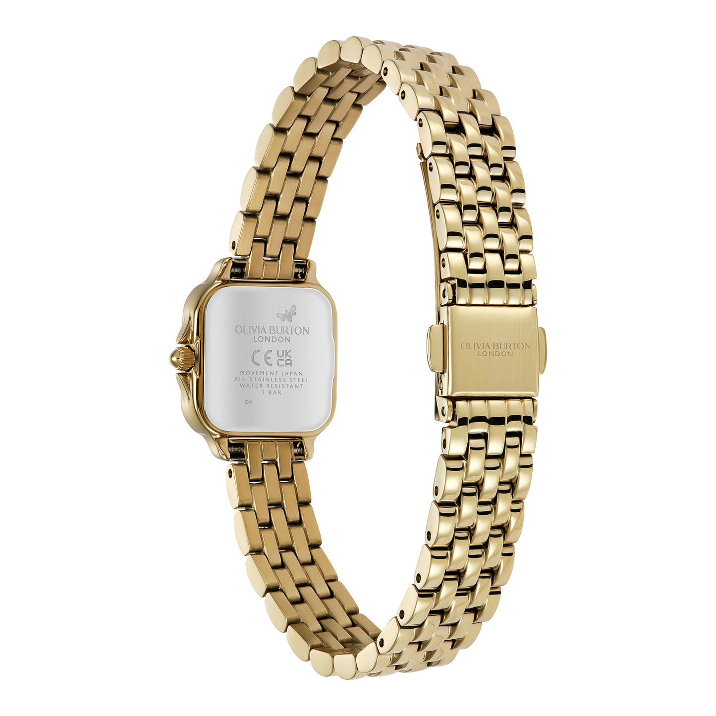 Classic 20mm Mini Grosvenor Ivory & Gold Bracelet Watch